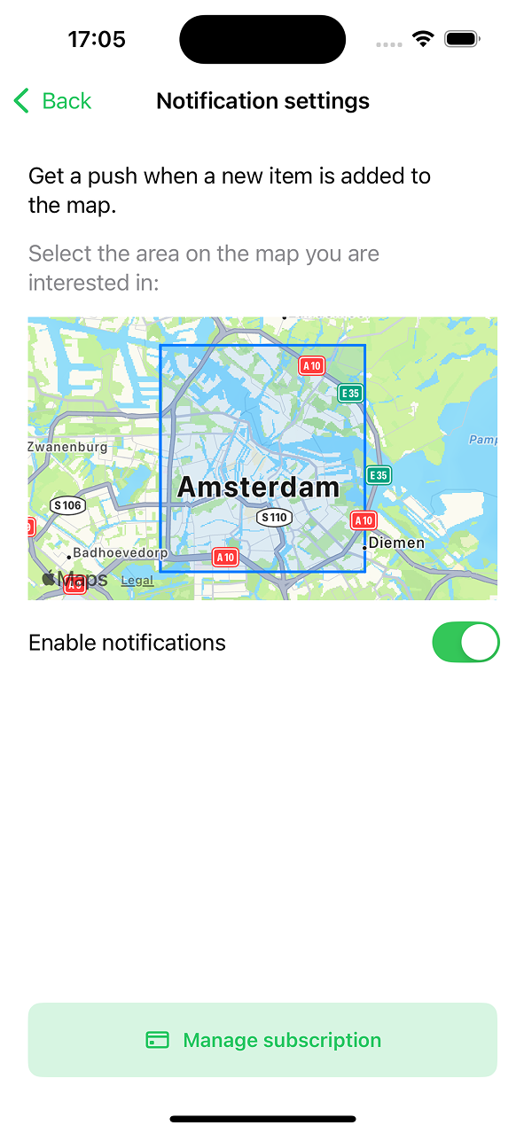 Notificacions are on