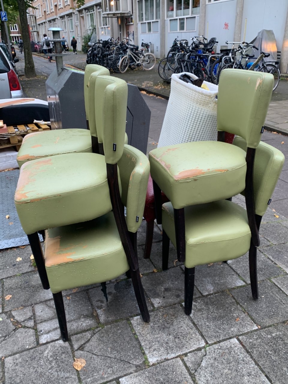 6 chairs

Quite used