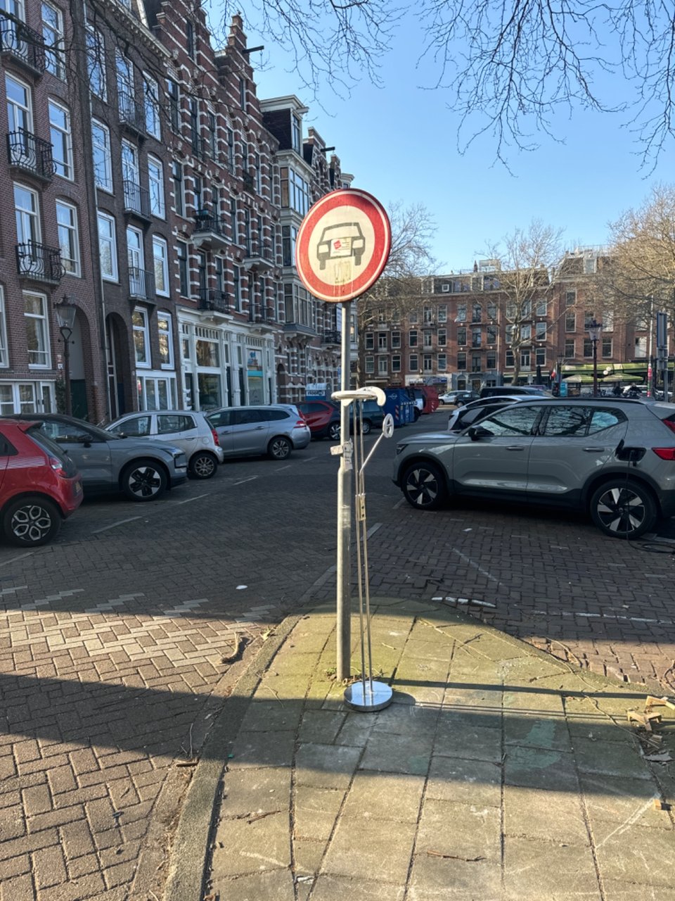 Cute lamp and big canvas