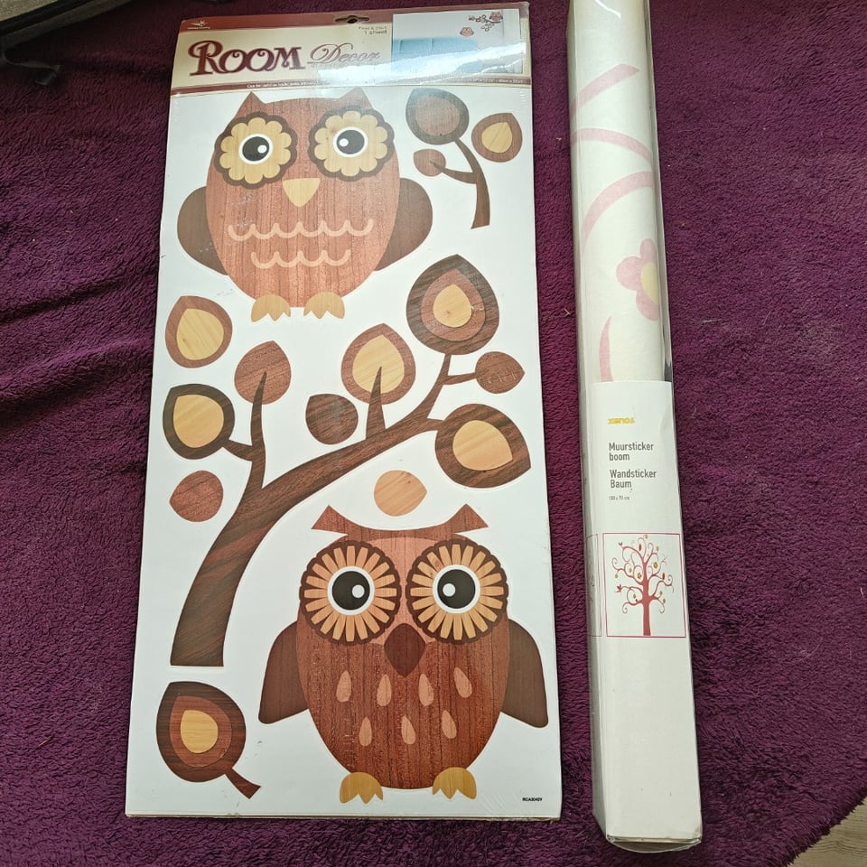 Decorative wall stickers (Tree & Owl 🦉)