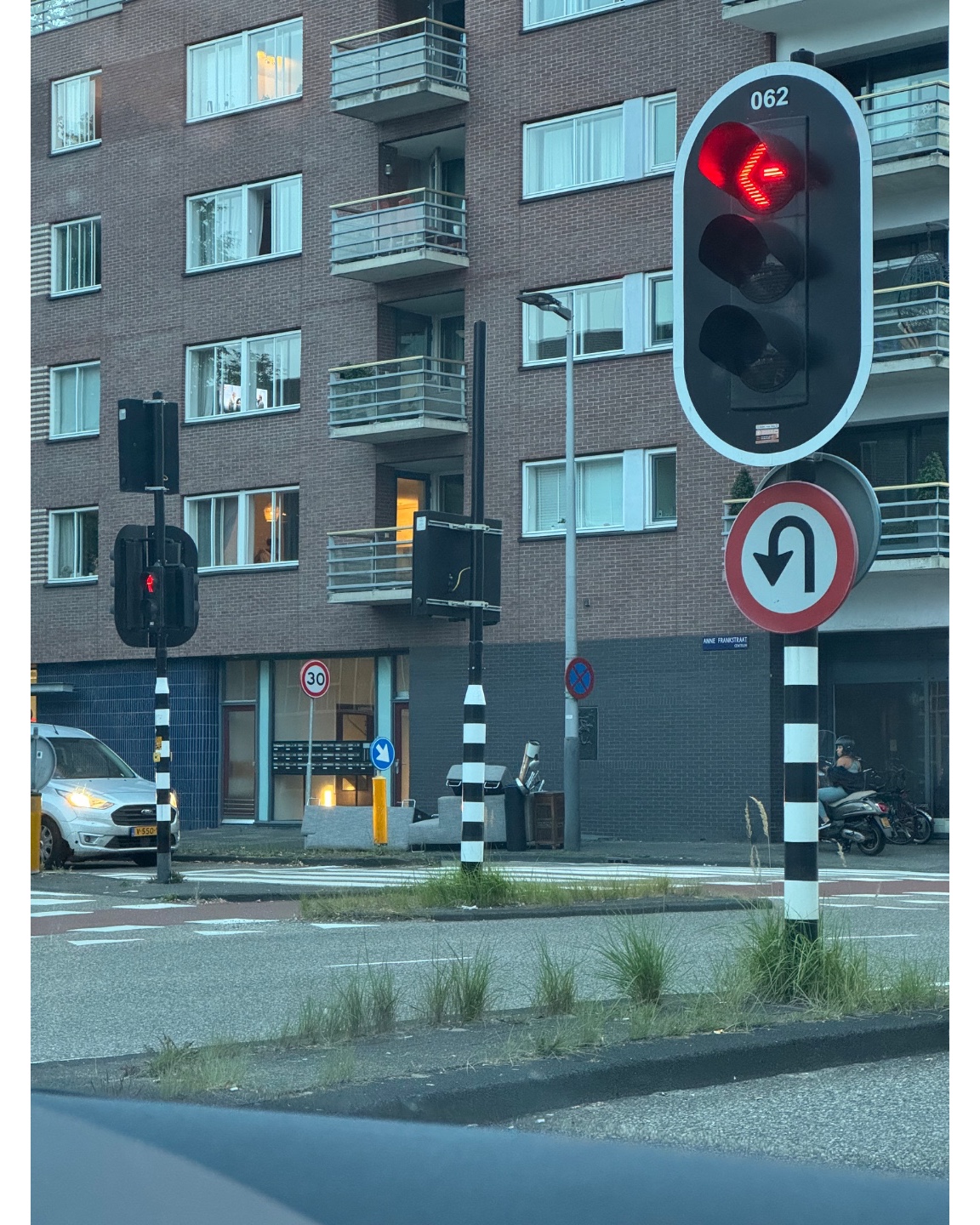 In a moving car, so bad pics! But saw a nice side table and couch in good condition