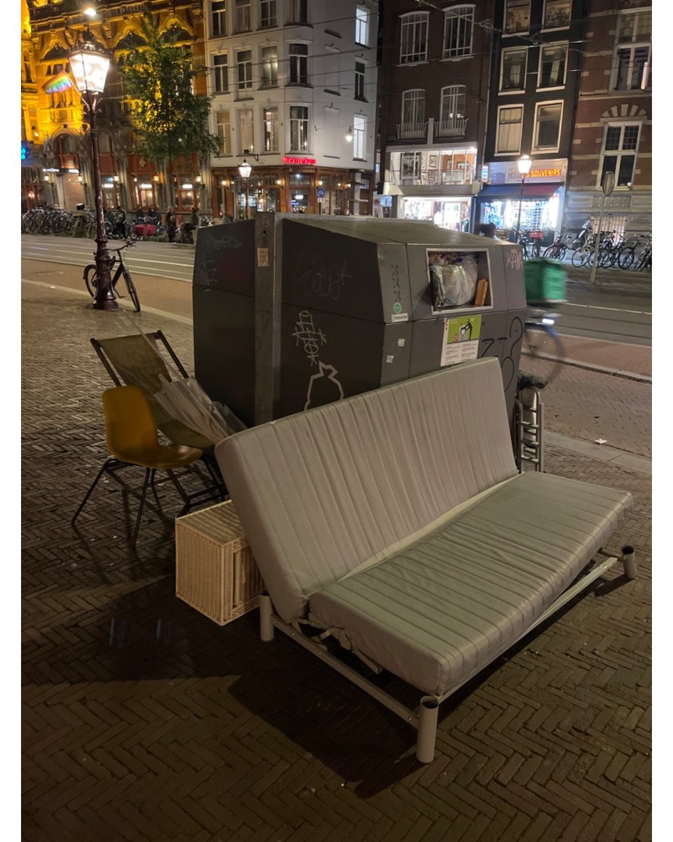 Sleeper couch and sideboard