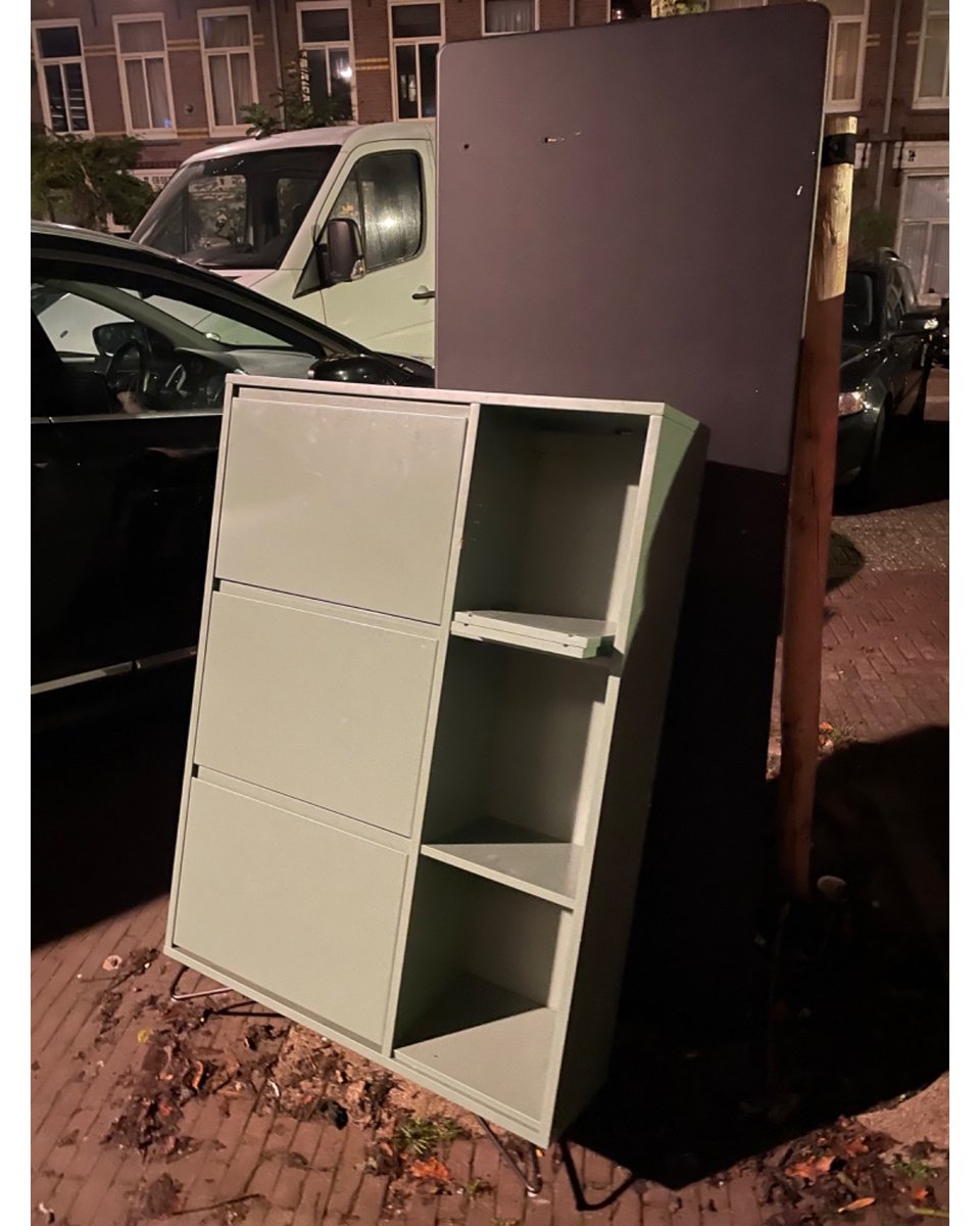 Beautiful cabinet put on the streets