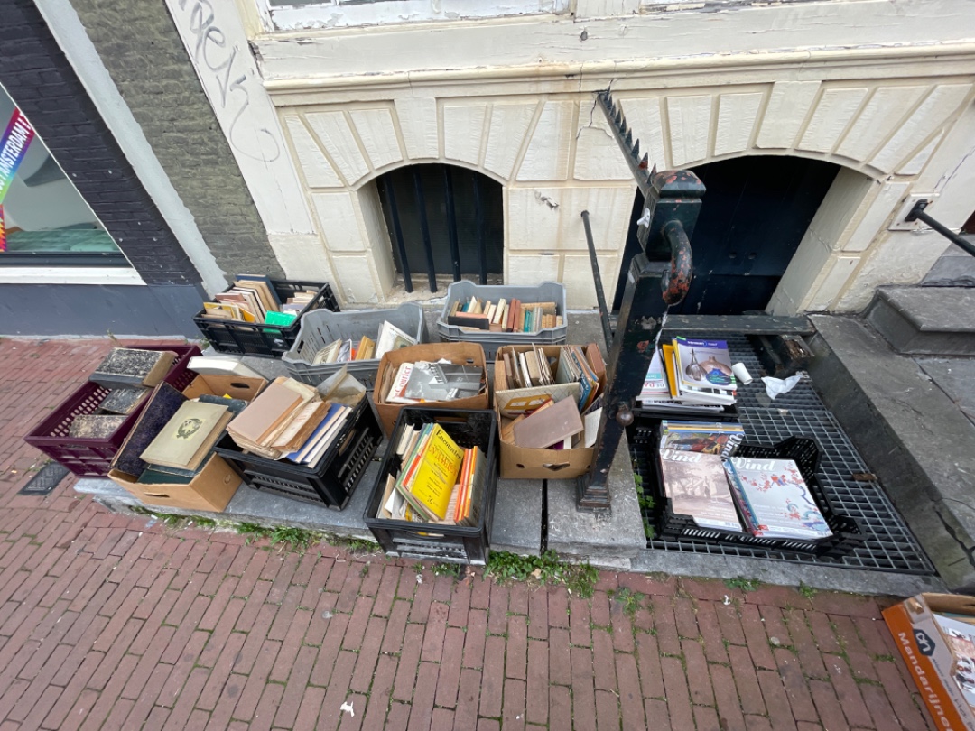 Old boooks piles of them, grab your pieces of history