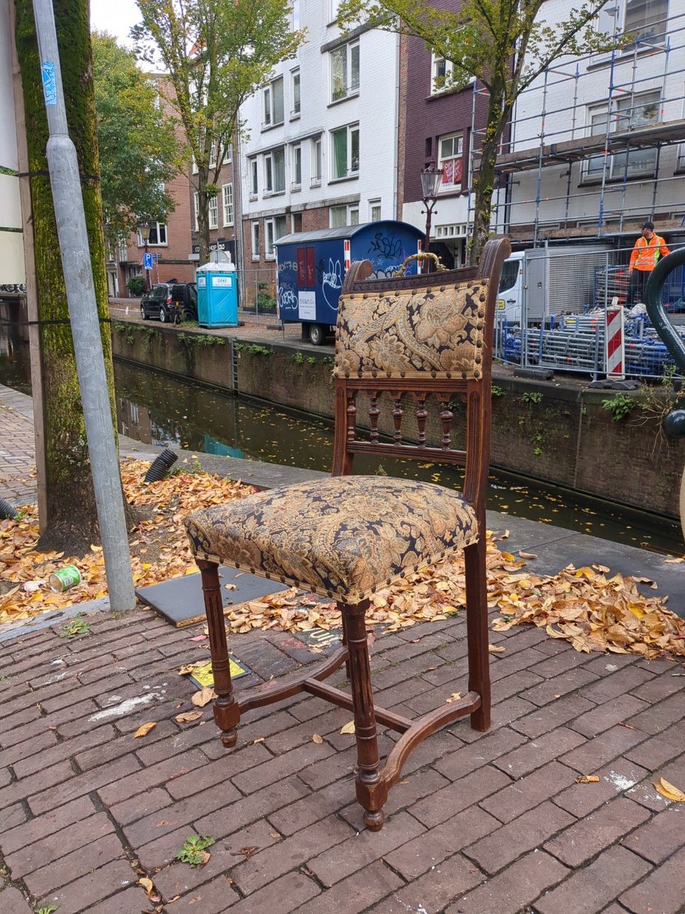 A cute vintage chair