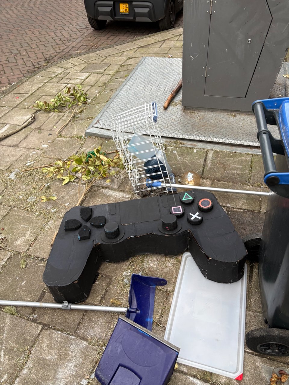 PlayStation remote controller in card box