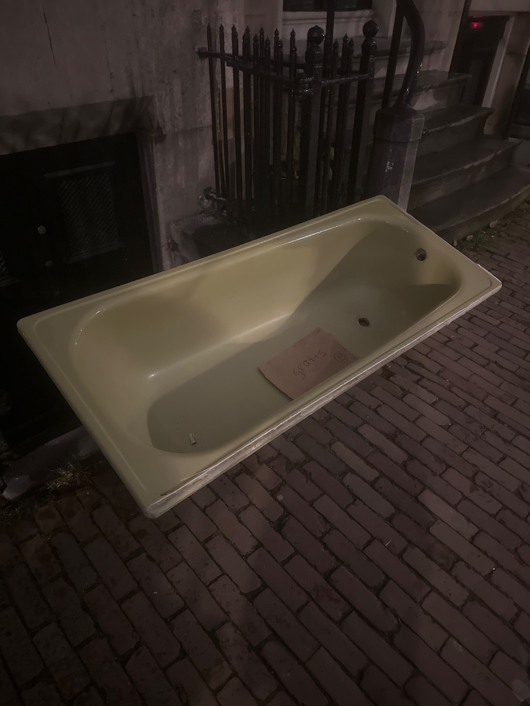 bathtub!