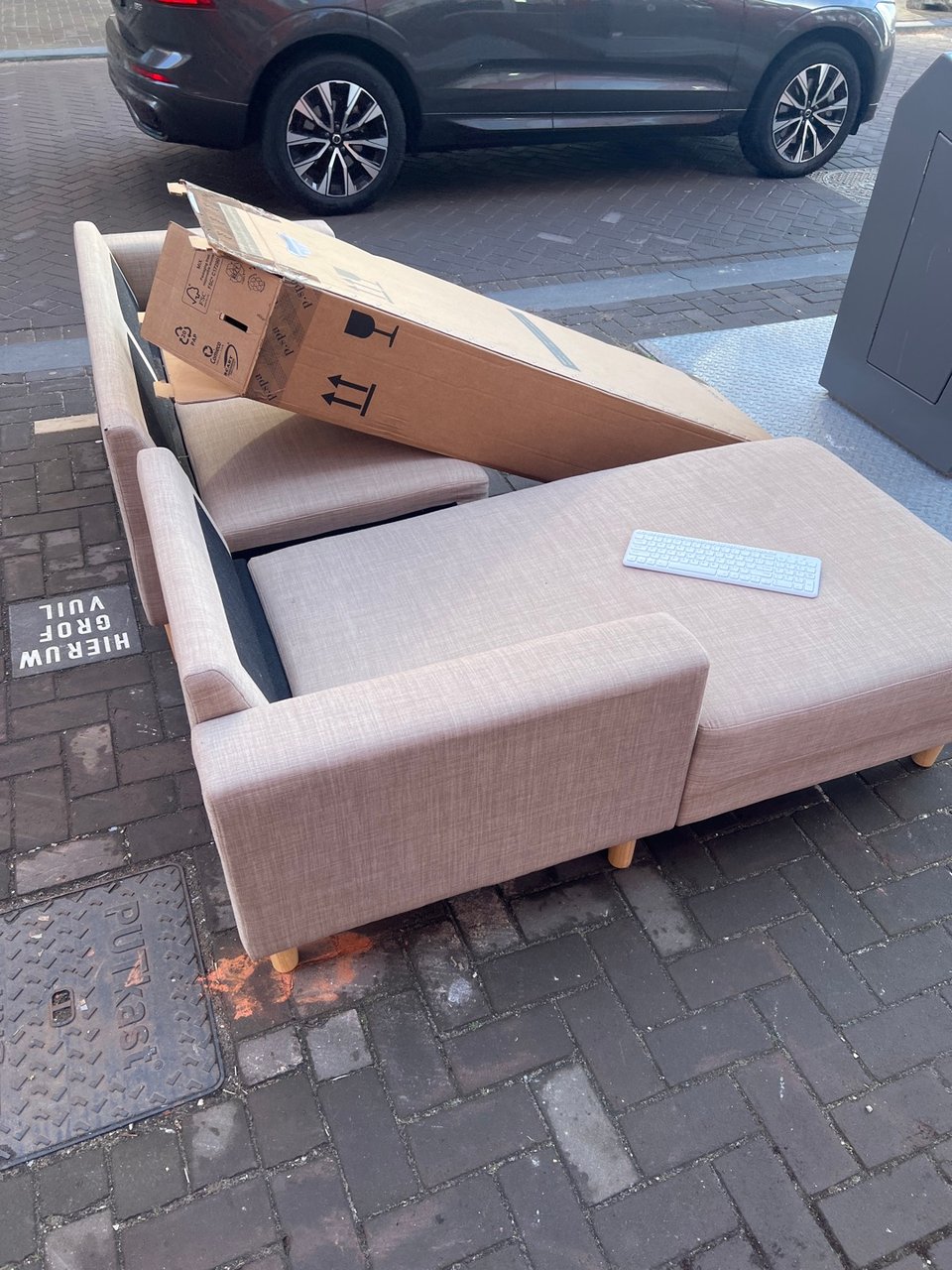 Couch without cushions