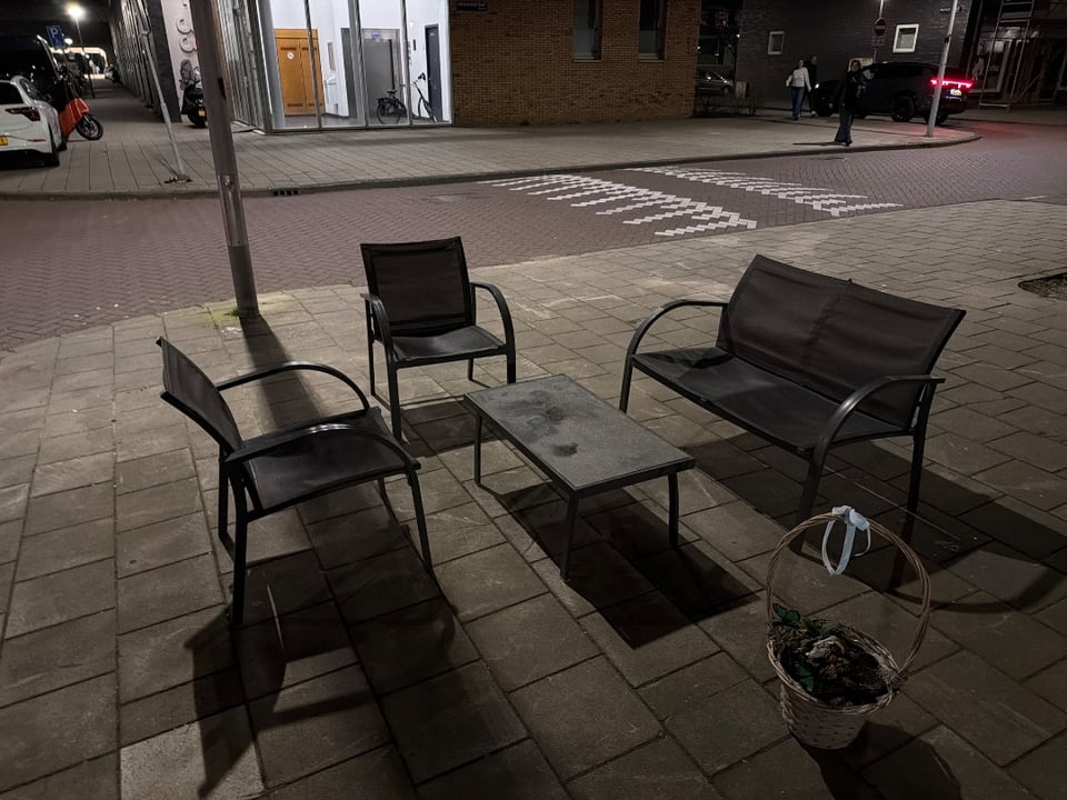 Balkonset, niks kapot