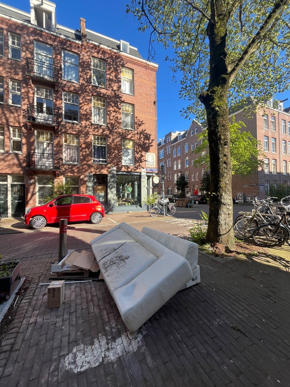 Beautiful white couch
