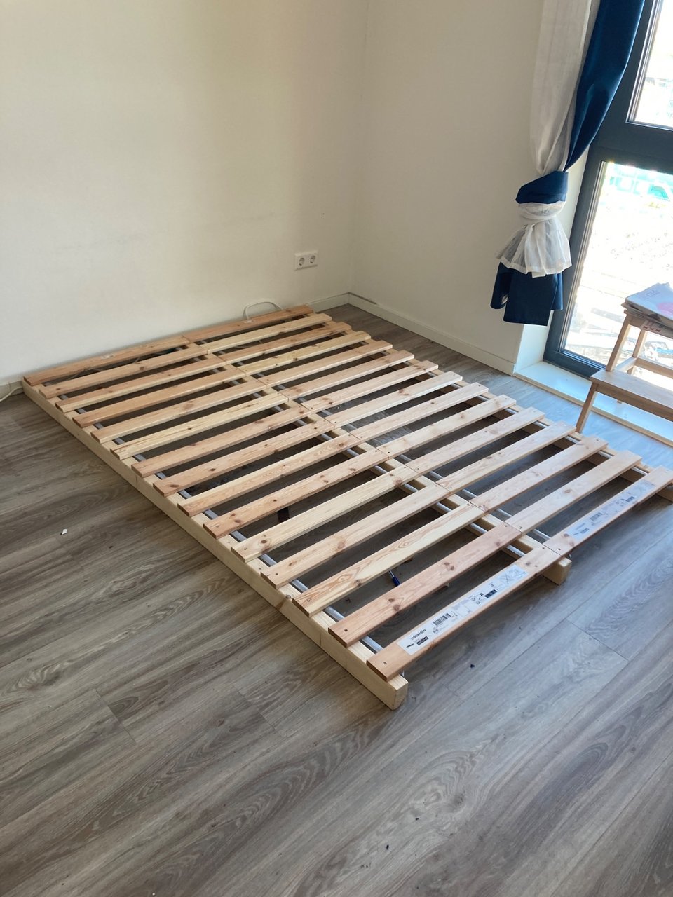 Bedsupport and fridge up for grabs! Needs to be picked up today. DM me on ig