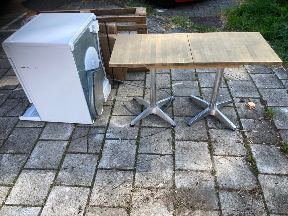Dryer and table