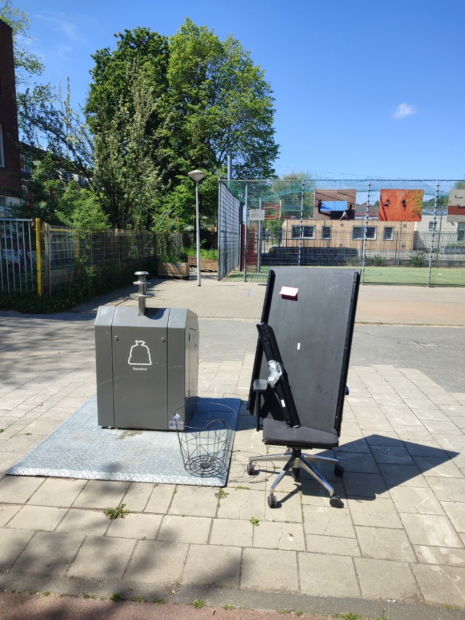 Desk and chair