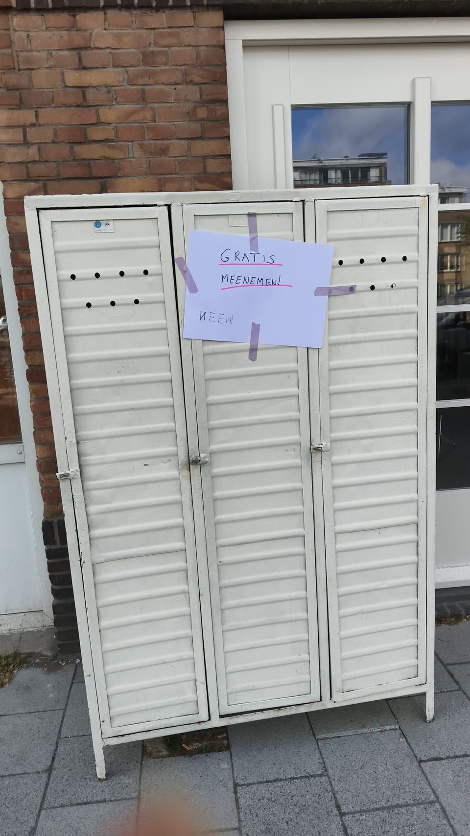 Vintage stalen lockerkast - Baarsjesweg 159