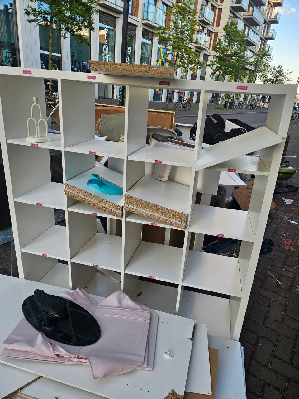 a lot of furniture ikea kallax, billy bookcase, ottoman, mini green house