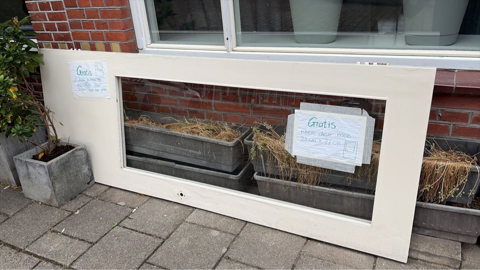 Glass door!