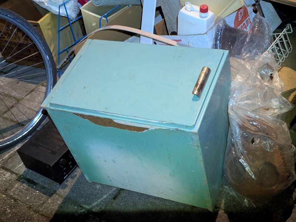 Vintage Bruynzeel keukenkastje