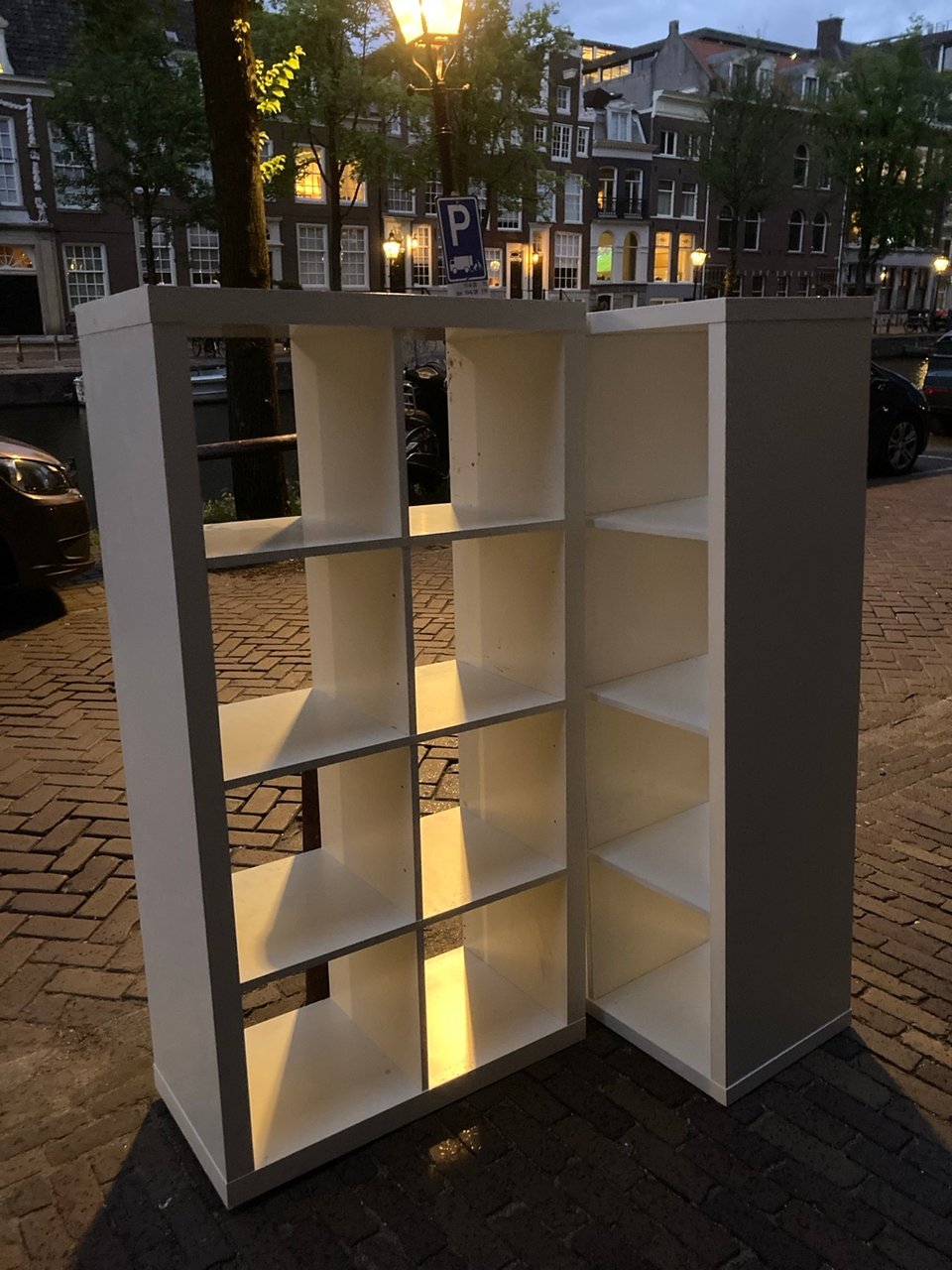 Two Kallax cabinets by IKEA, perfect conditions